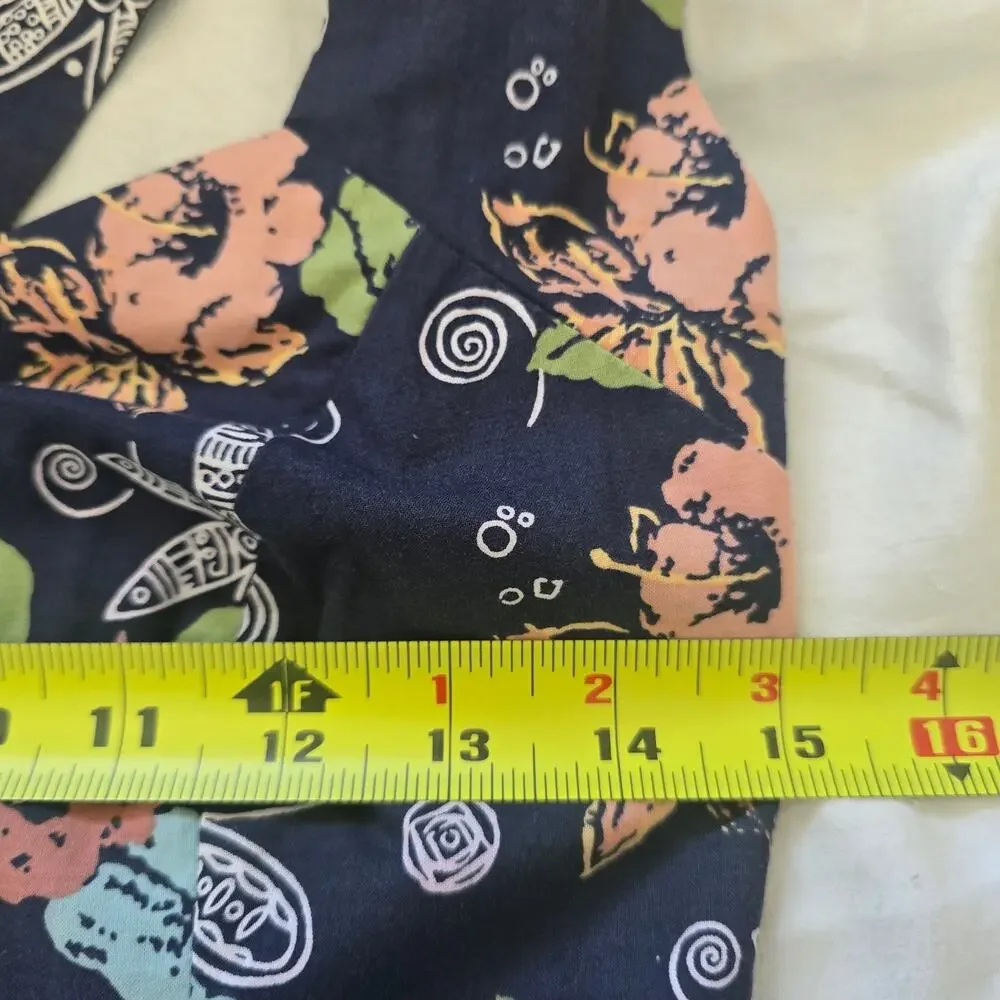 Vintage Laura Ashley Navy Floral Midi Dress-US 6 Open Cross Back Cottage Classic - Picture 9 of 11
